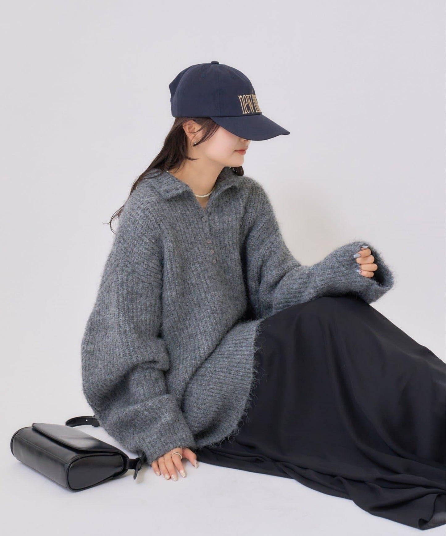 透視吊帶兩件套連衣裙