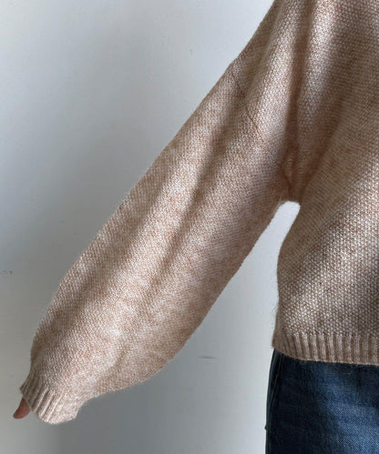 馬海毛混紡套頭衫