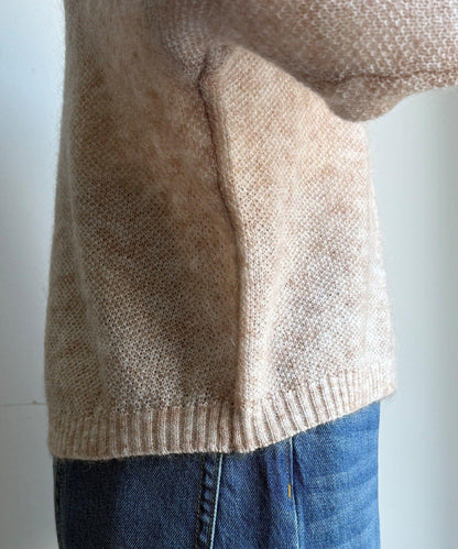 馬海毛混紡套頭衫