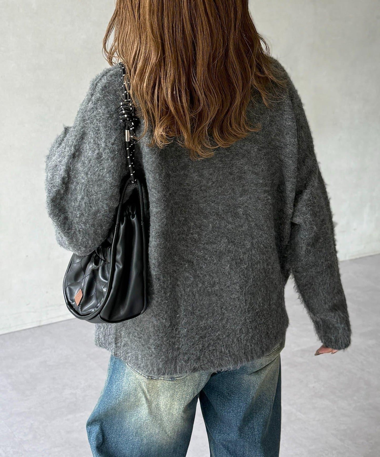 偉人仿馬海毛針織衫