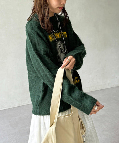 偉人仿馬海毛針織衫