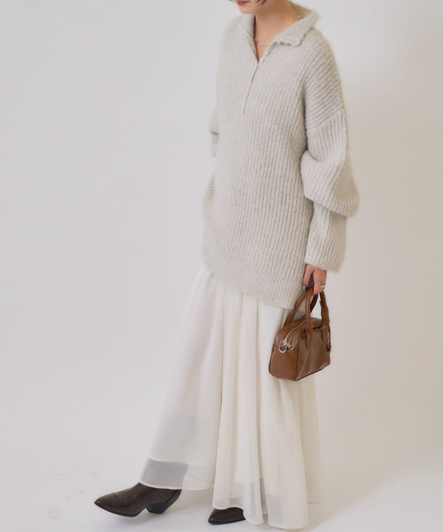 透視吊帶兩件套連衣裙