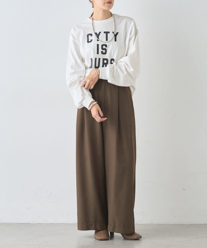 標誌印花長袖T恤