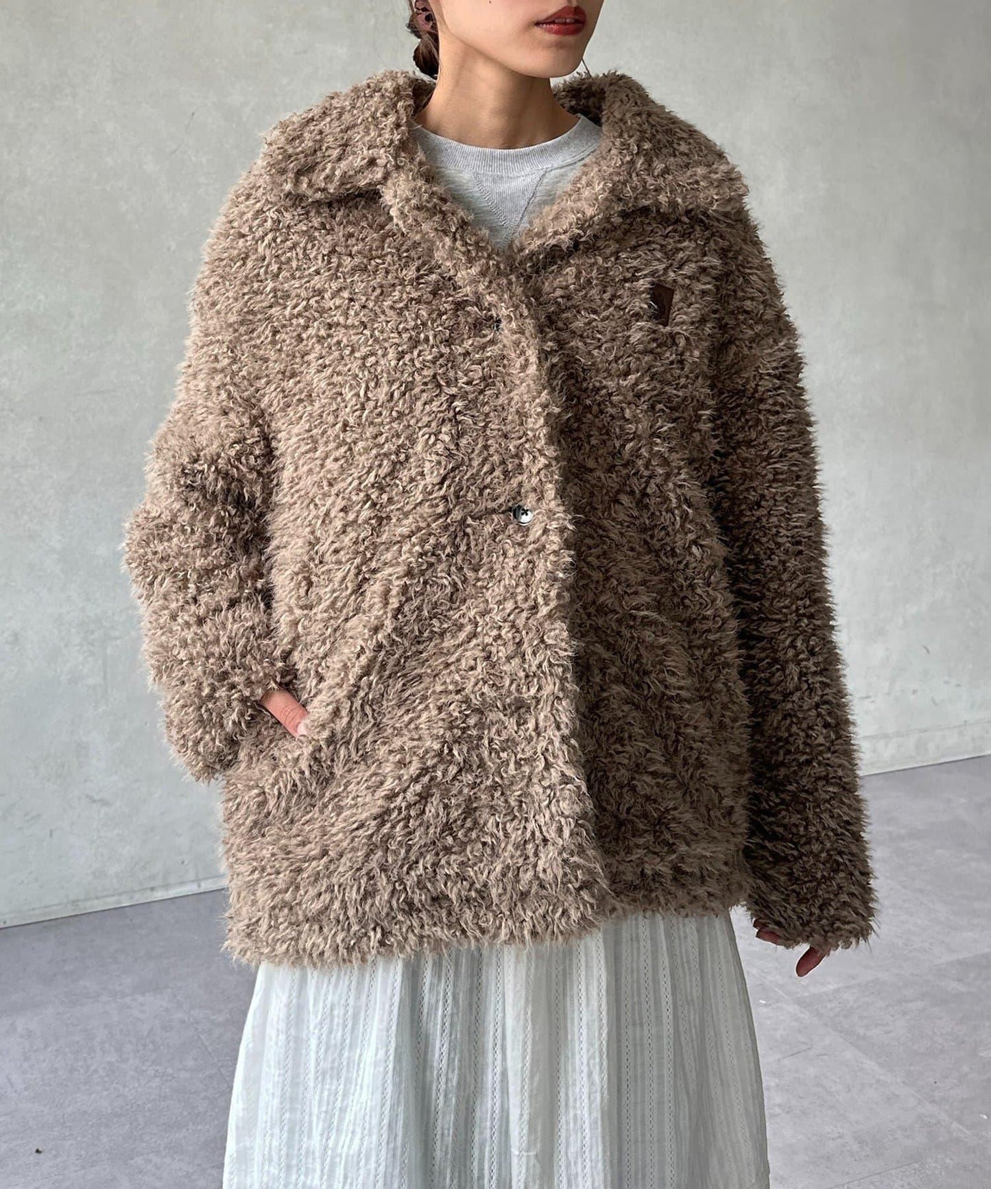 【U.S. POLO ASSN. 】仿毛外套