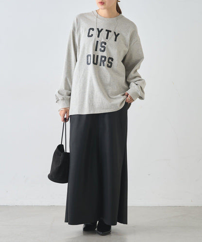 標誌印花長袖T恤