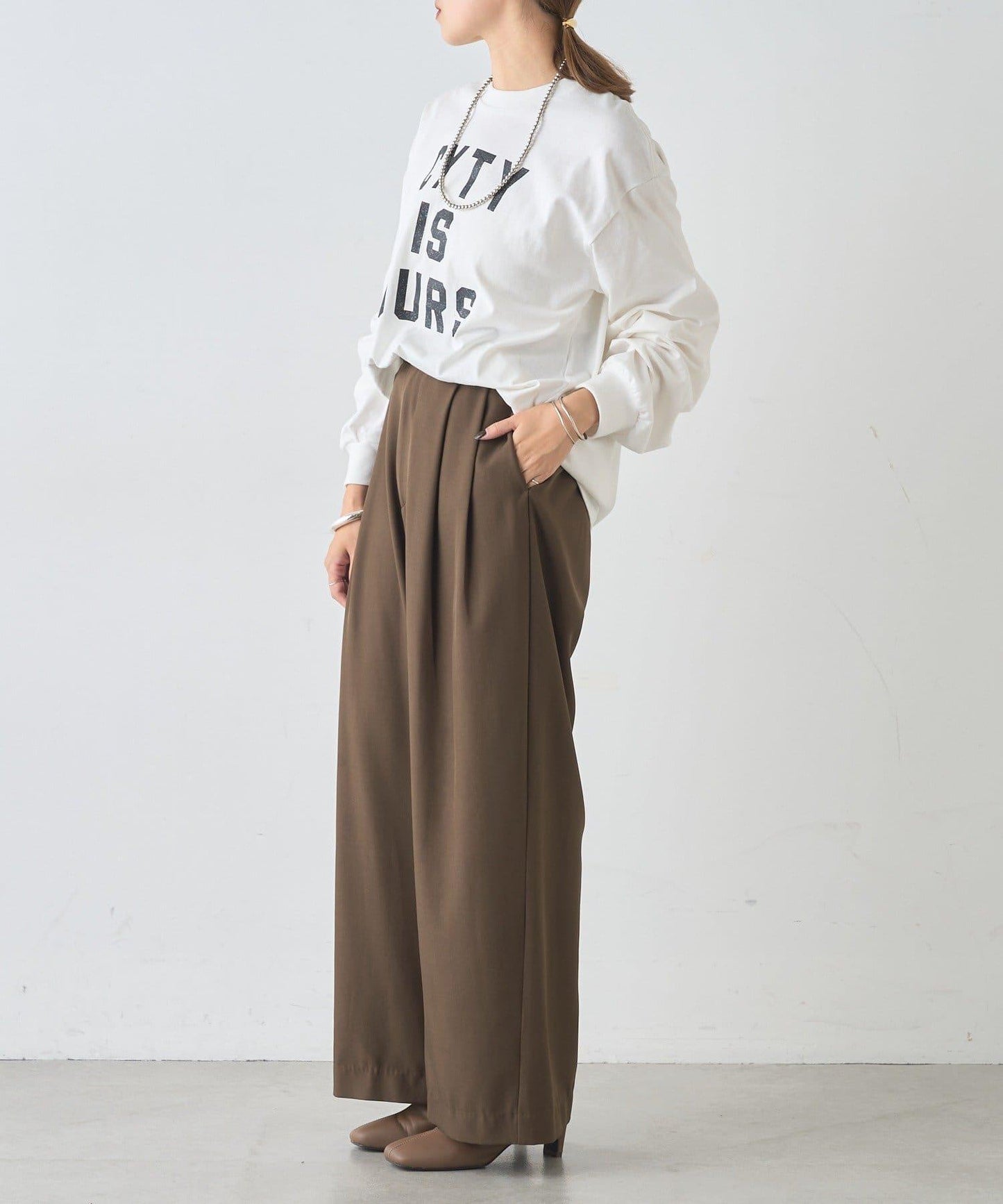 標誌印花長袖T恤