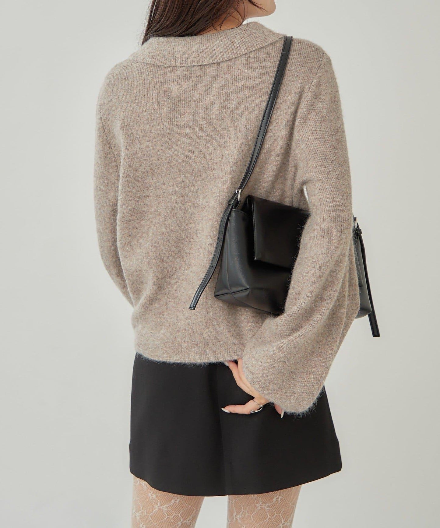 帶領長袖針織衫