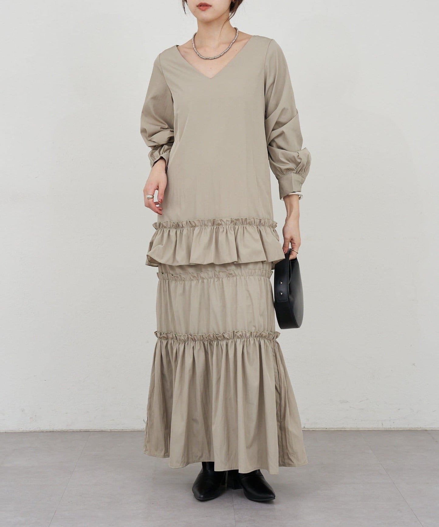 層疊連衣裙