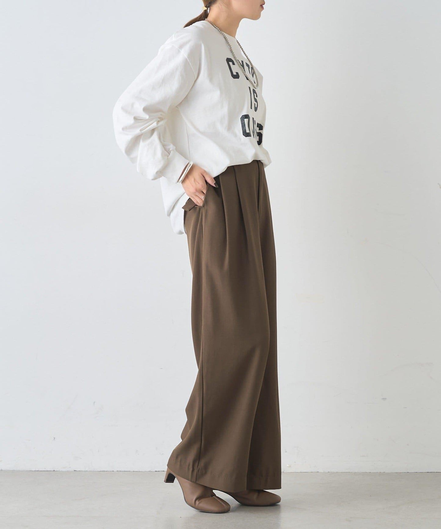 標誌印花長袖T恤