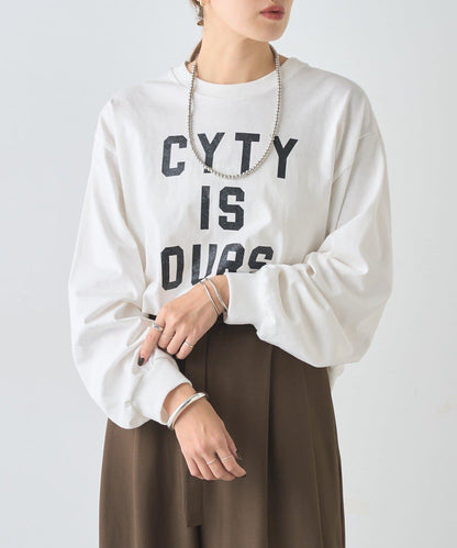 標誌印花長袖T恤