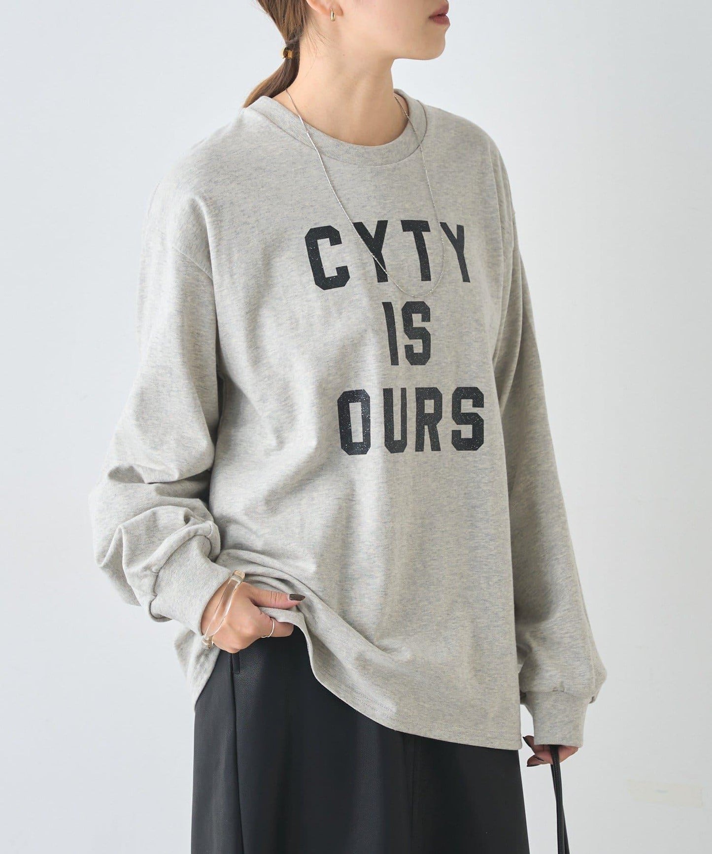 標誌印花長袖T恤