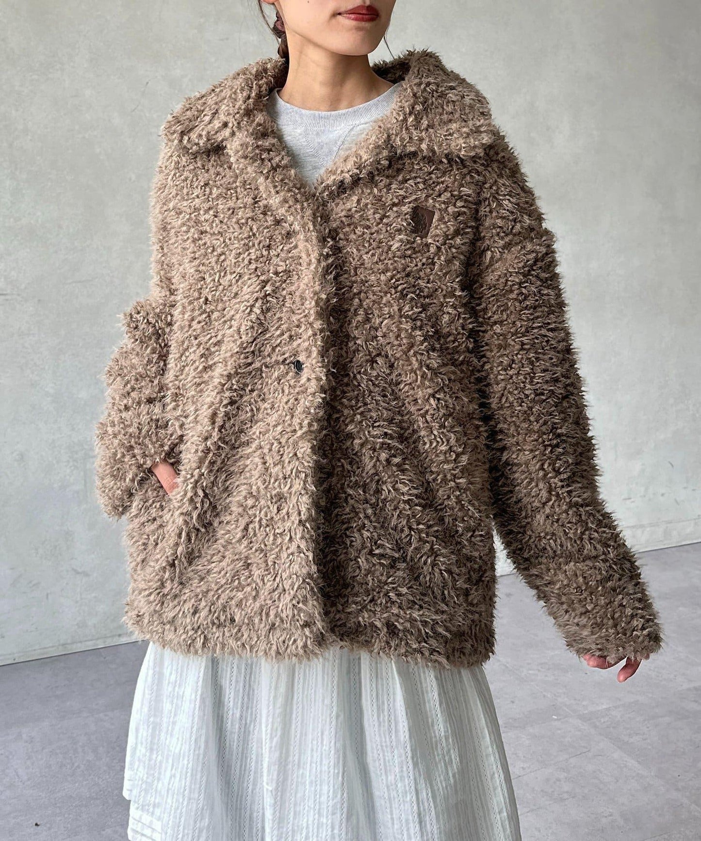 【U.S. POLO ASSN. 】仿毛外套