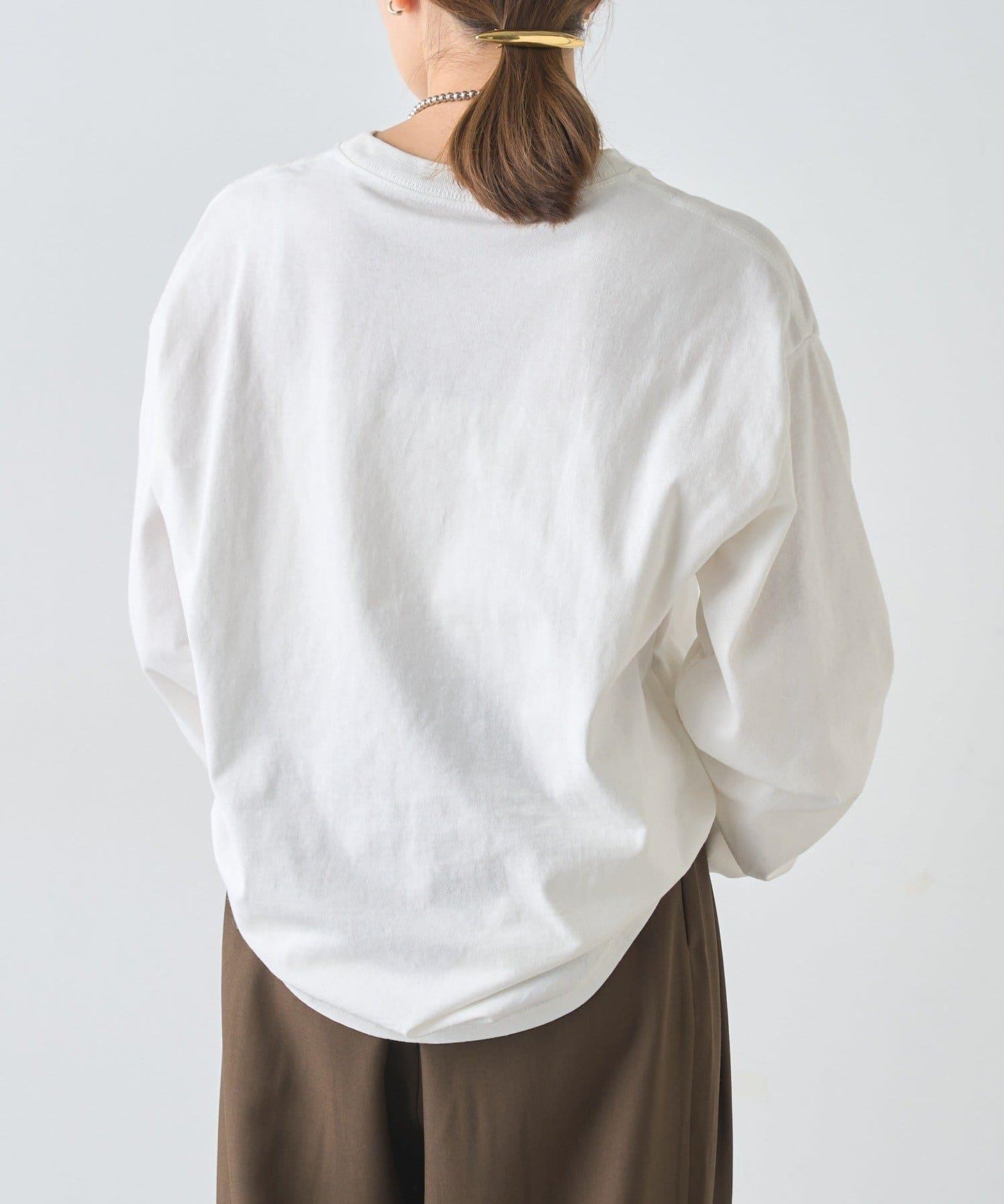 標誌印花長袖T恤