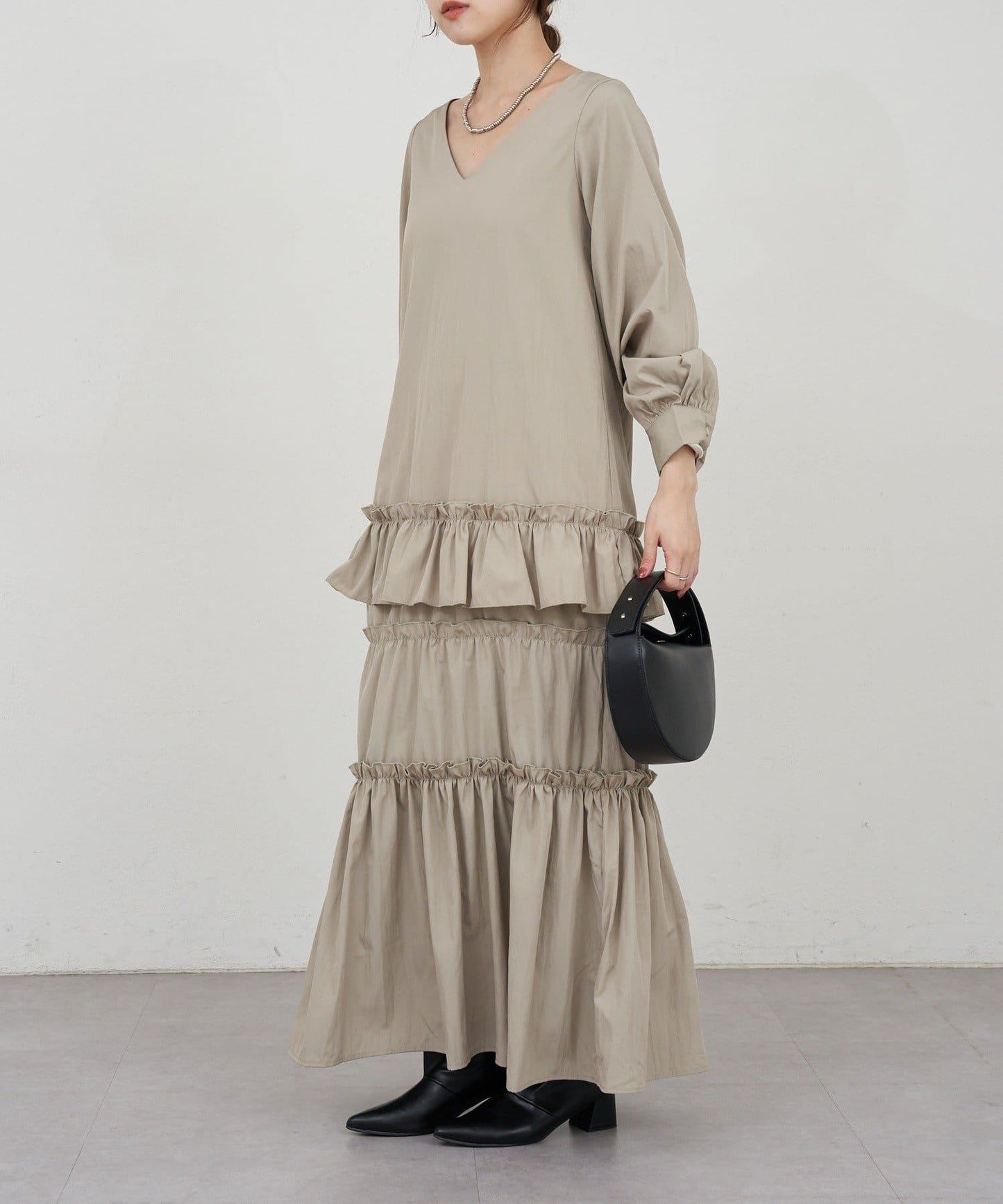 層疊連衣裙