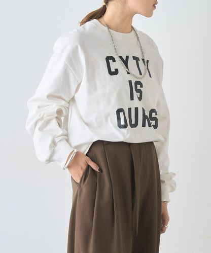 標誌印花長袖T恤