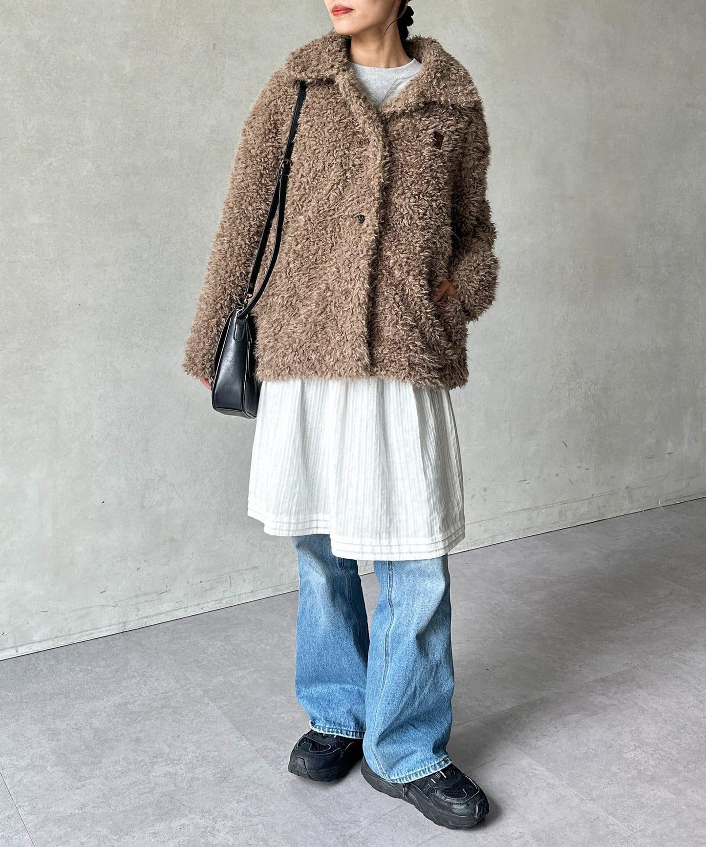 【U.S. POLO ASSN. 】仿毛外套