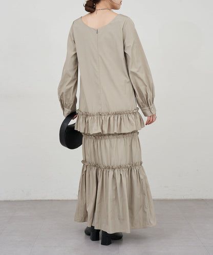 層疊連衣裙