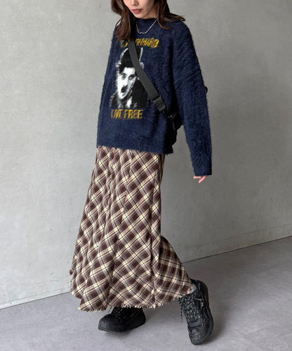 偉人仿馬海毛針織衫