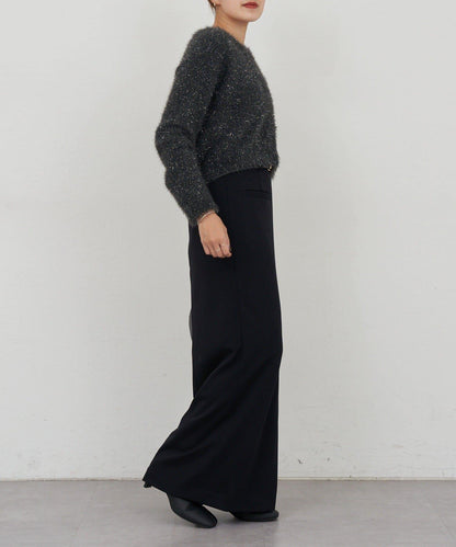 亮片長毛針織開衫
