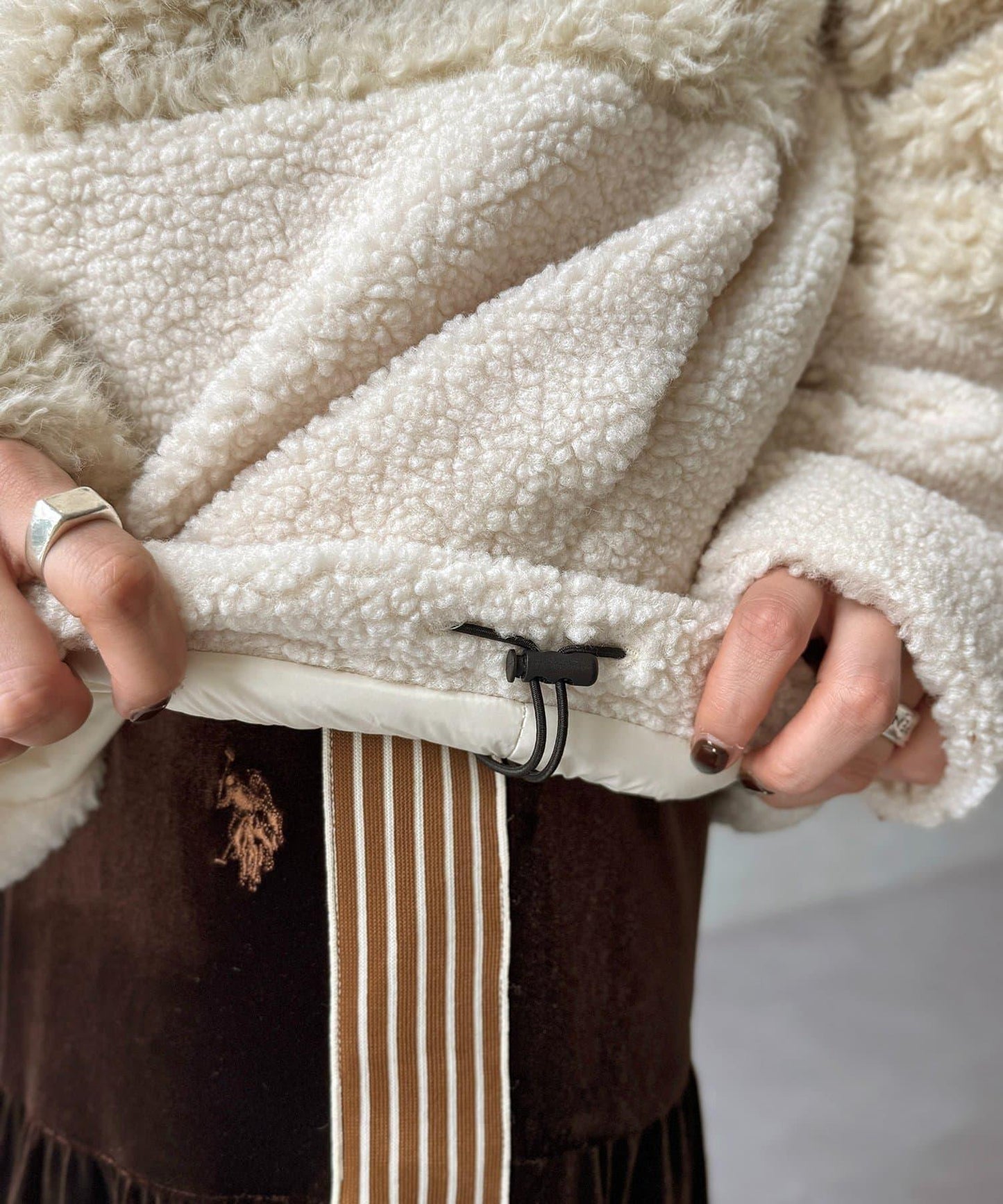 【U.S. POLO ASSN. 】仿毛外套