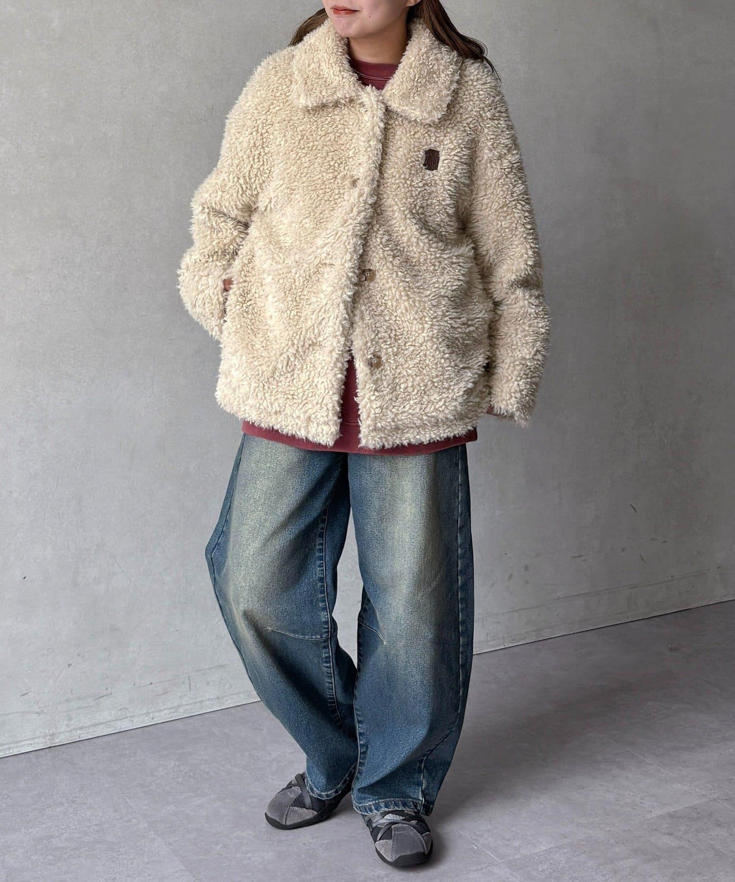 【U.S. POLO ASSN. 】仿毛外套