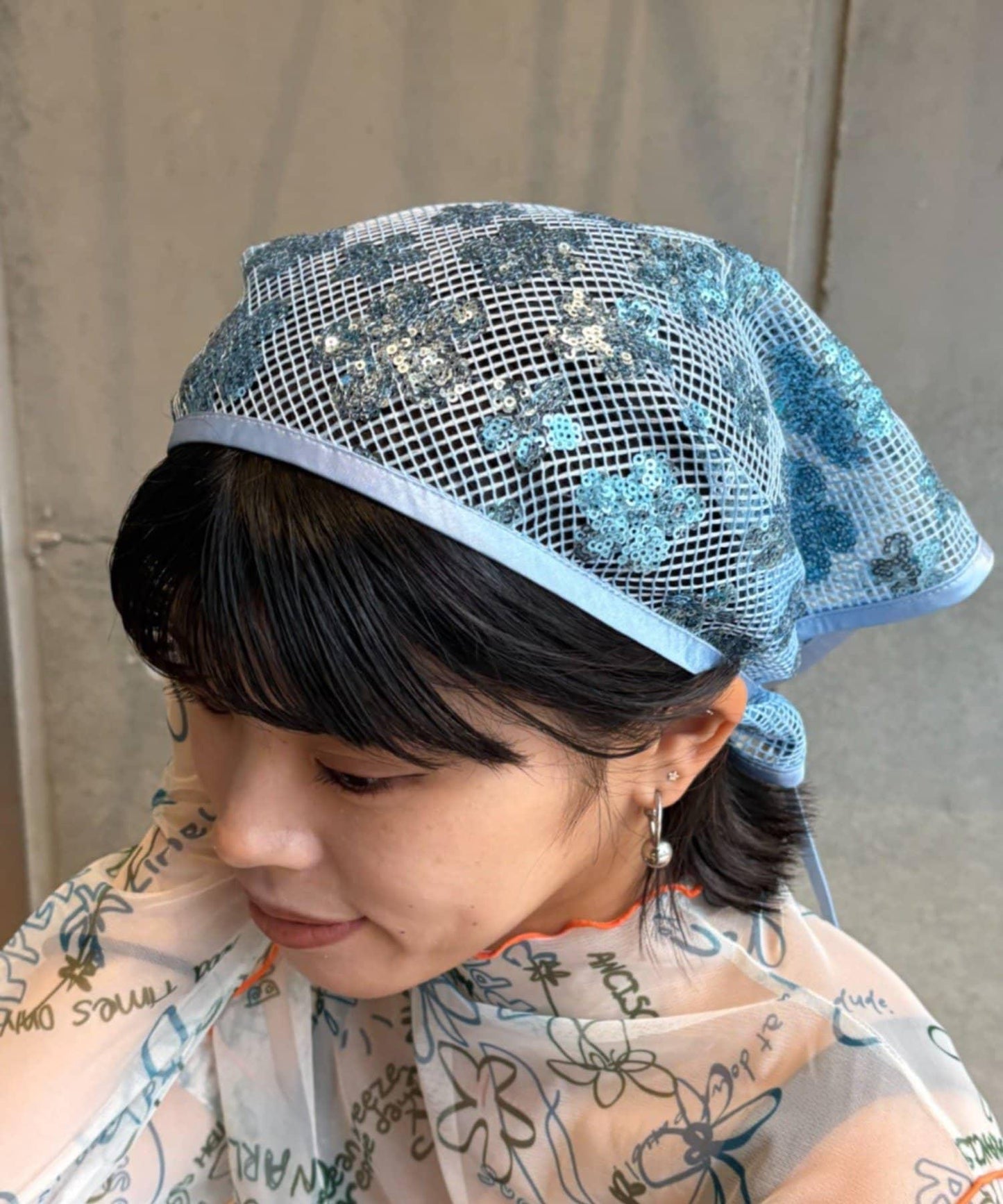 【CIAOPANIC TYPY】H.S亮片三角圍巾