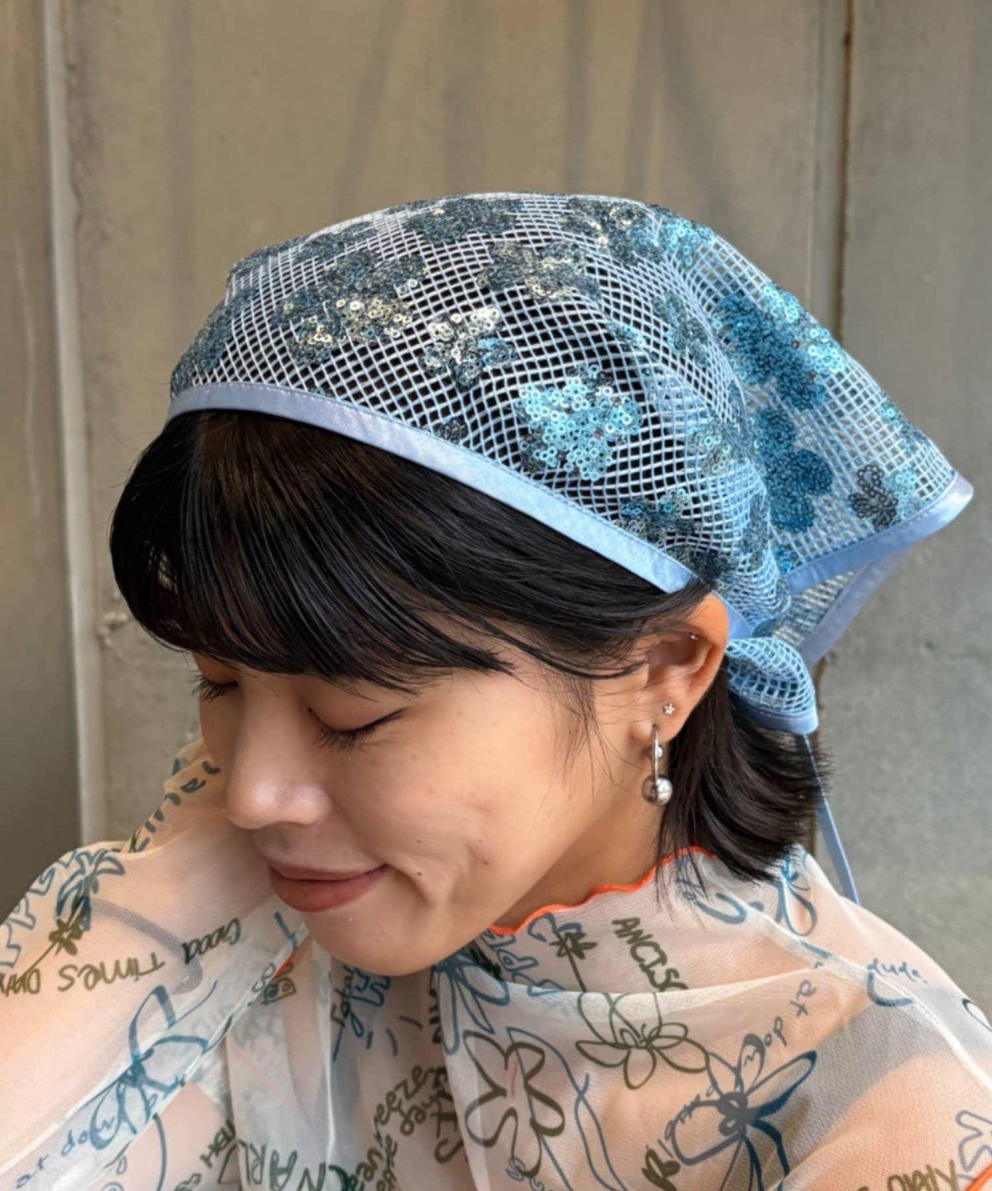 【CIAOPANIC TYPY】H.S亮片三角圍巾