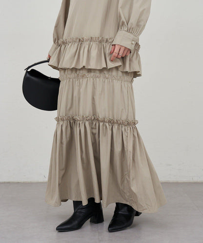 層疊連衣裙