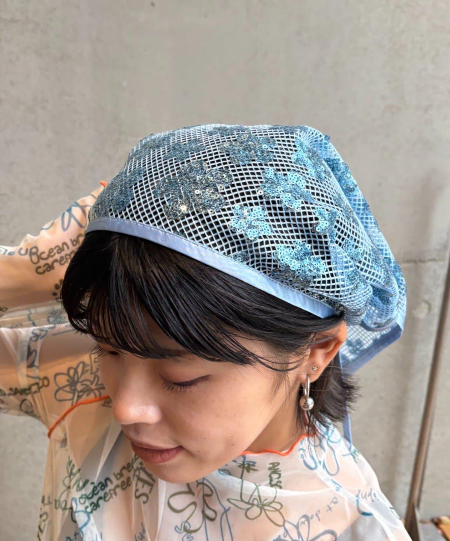 【CIAOPANIC TYPY】H.S亮片三角圍巾