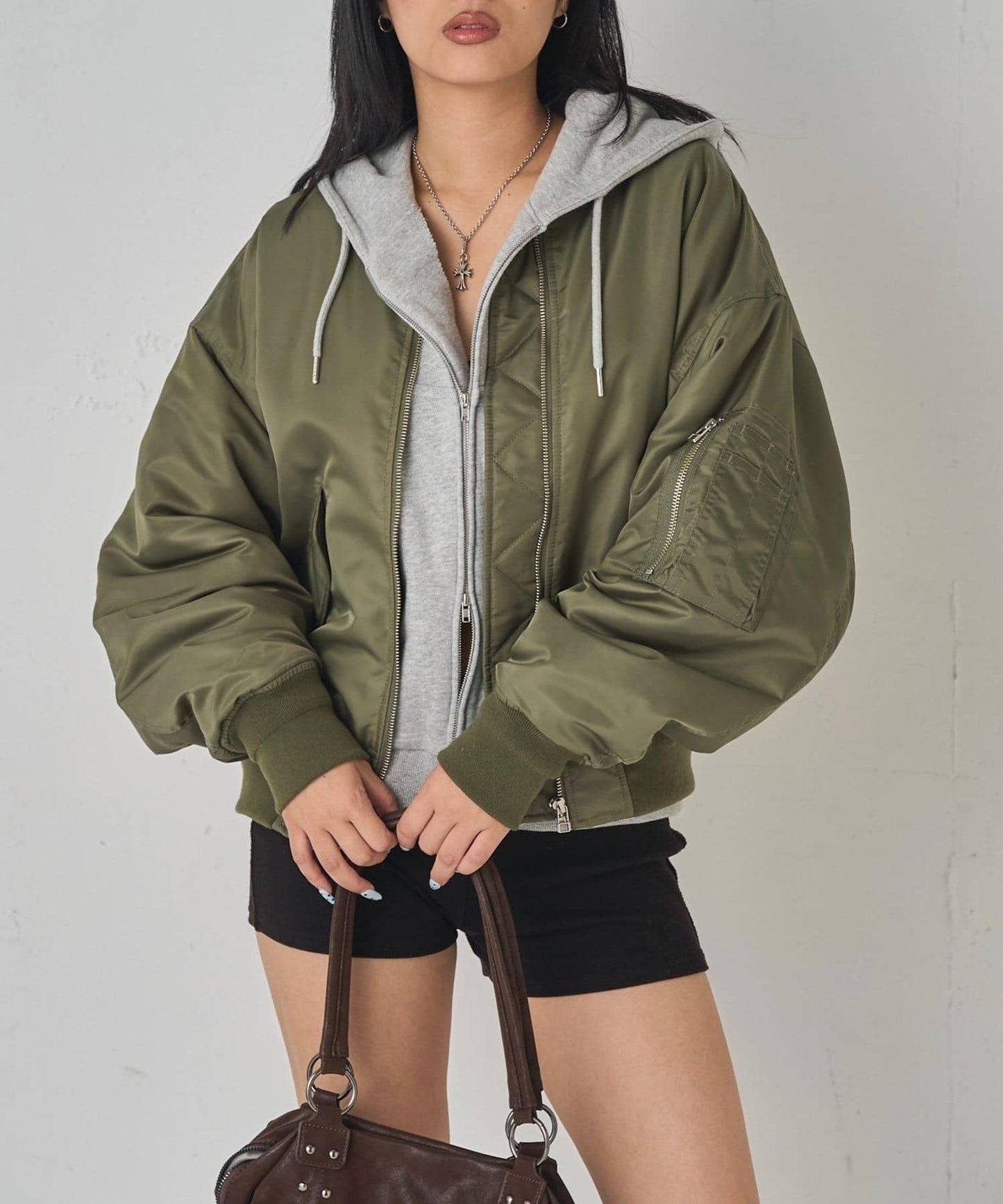 Sourcream飛行員夾克MA1