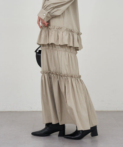 層疊連衣裙