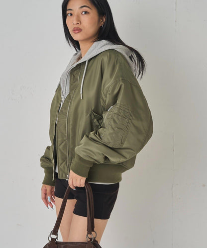 Sourcream飛行員夾克MA1