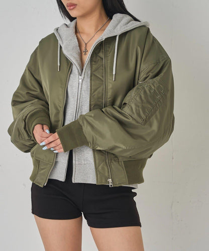 Sourcream飛行員夾克MA1