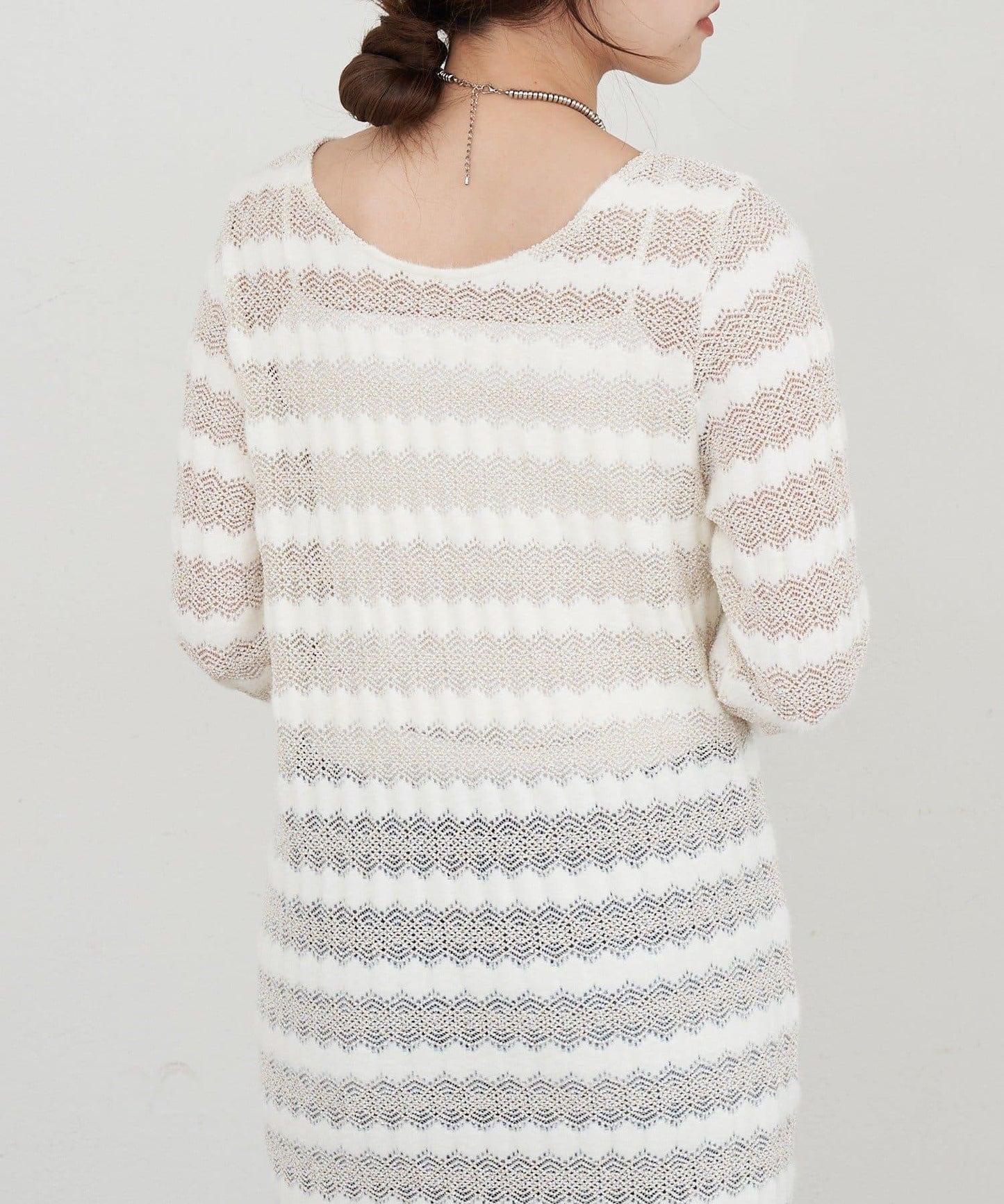 鏤空針織連衣裙