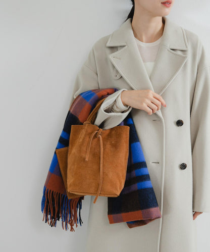 麂皮迷你托特包