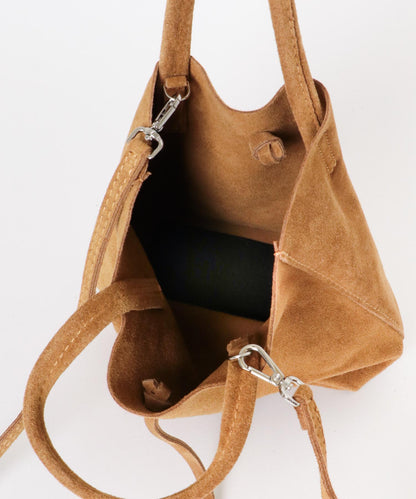 麂皮迷你托特包