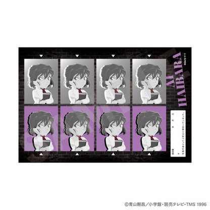 《名偵探柯南》_塗鴉系列 隨機證件照風格貼紙 黑白版（共10款）【BOX／10個裝】