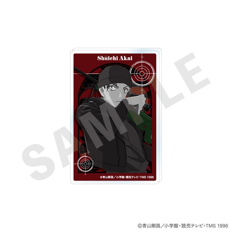 《名偵探柯南》_塗鴉風系列 盲盒亞克力卡片 單色版（共10款）【BOX／10個裝】