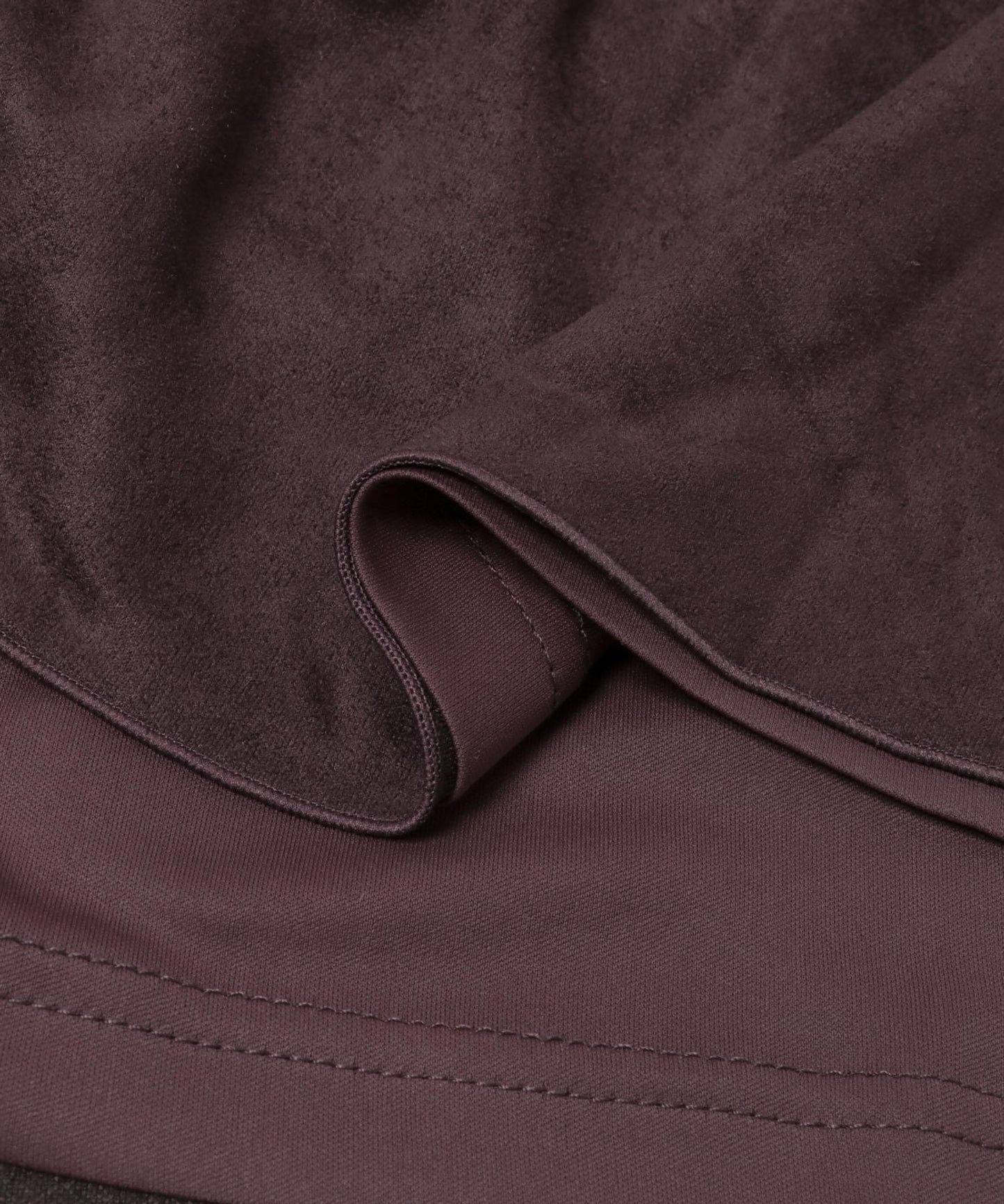 桃皮縐褶連衣裙