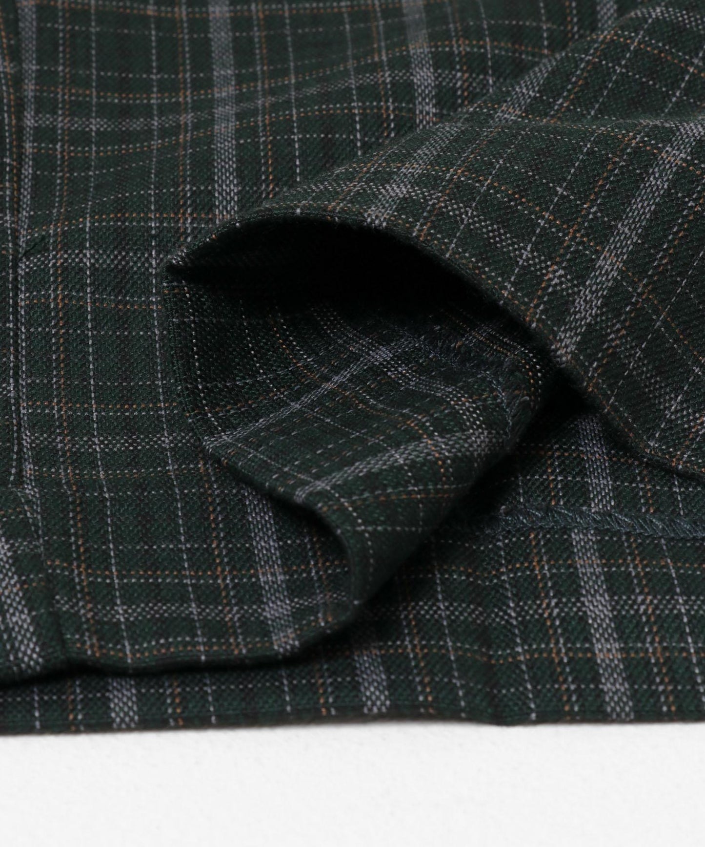 格紋高腰寬鬆西裝褲