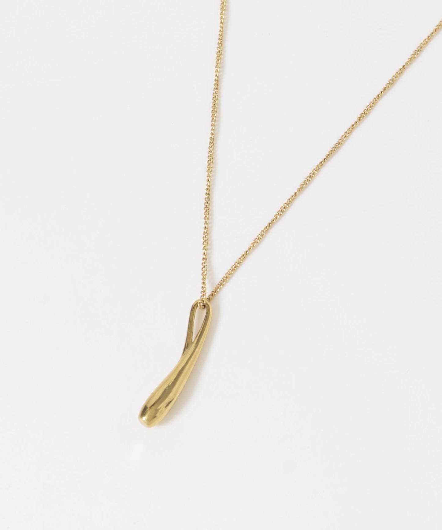 不鏽鋼漸變水滴吊墜項鍊