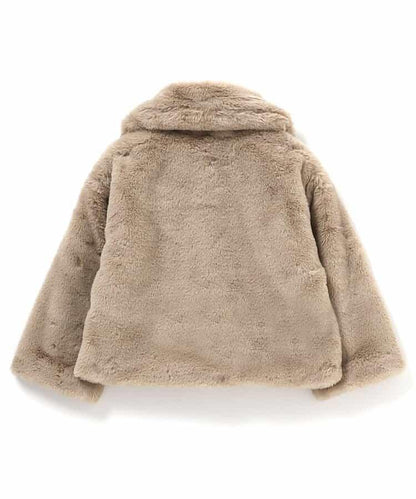 仿皮草短款夾克