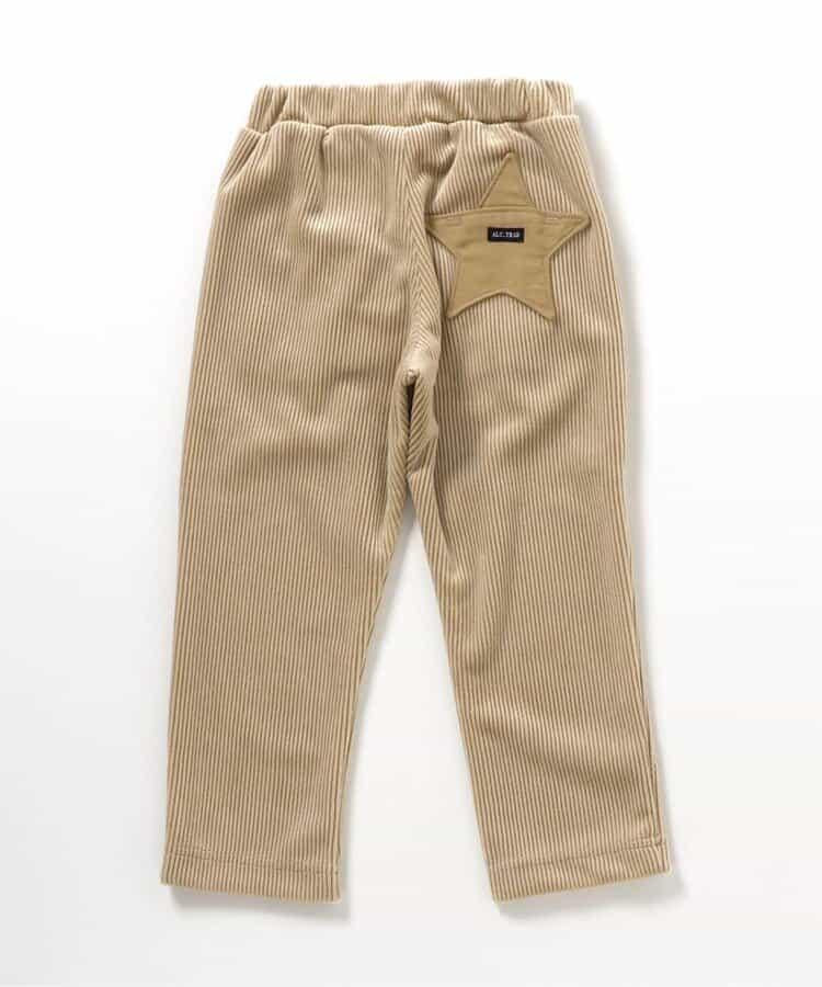 星形口袋燈芯絨長褲 10分丈