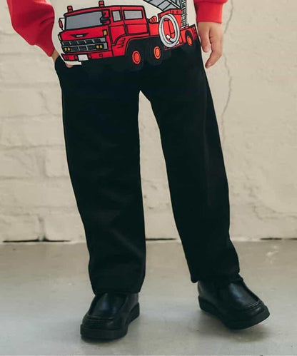 星形口袋燈芯絨長褲 10分丈