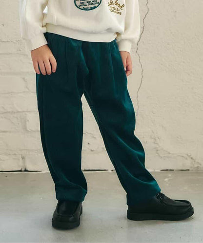 星形口袋燈芯絨長褲 10分丈