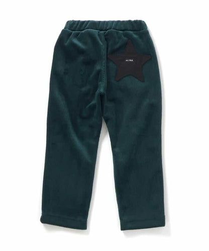 星形口袋燈芯絨長褲 10分丈