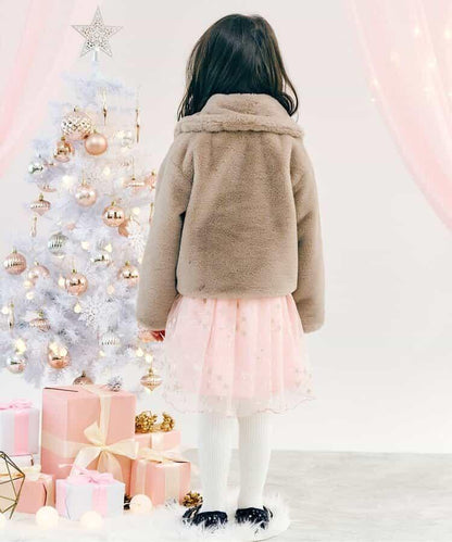 仿皮草短款夾克