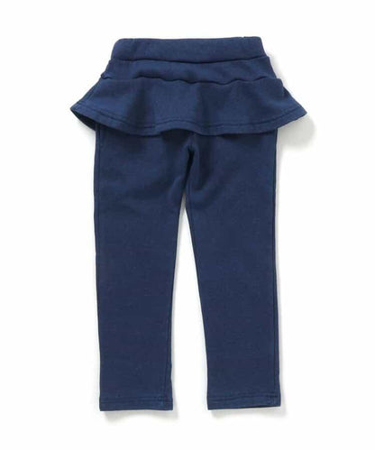 內層搖粒絨荷葉邊/7天穿搭風格褲子 十分褲