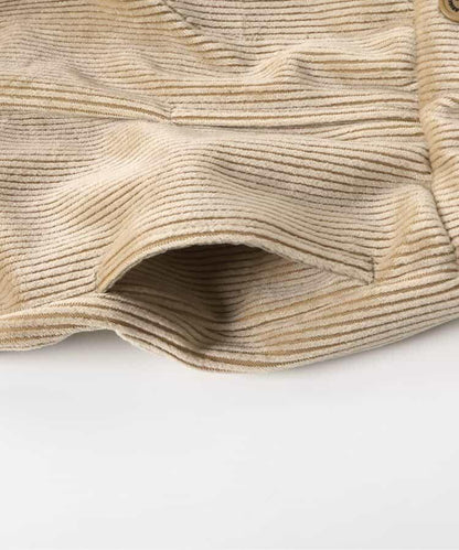 星形口袋燈芯絨長褲 10分丈