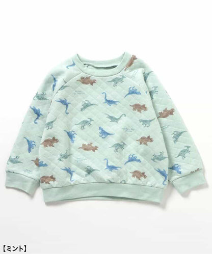 麵包&恐龍圖案絎縫睡衣